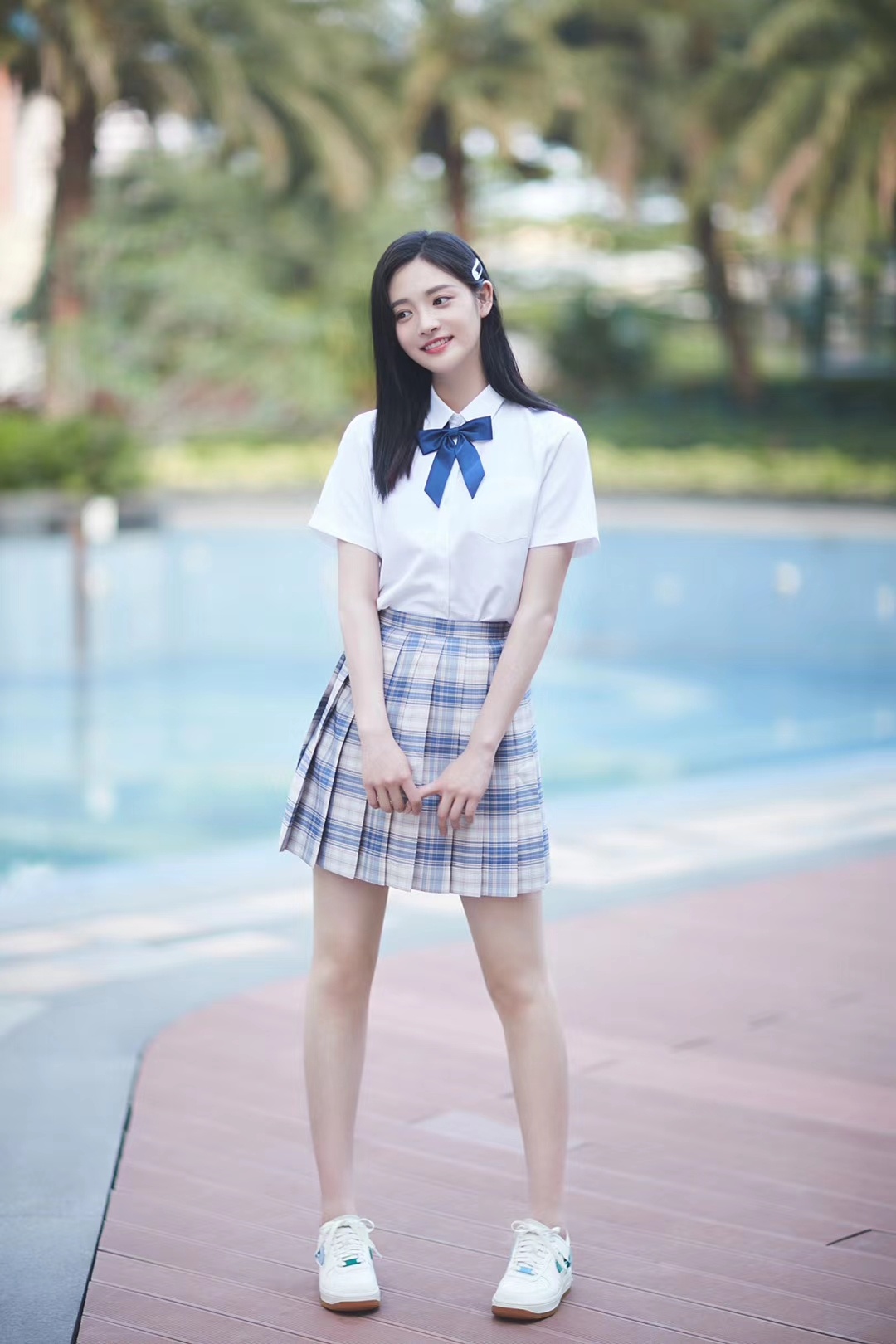 夏日制服风格纹短裙,让你一秒回到校园时代!